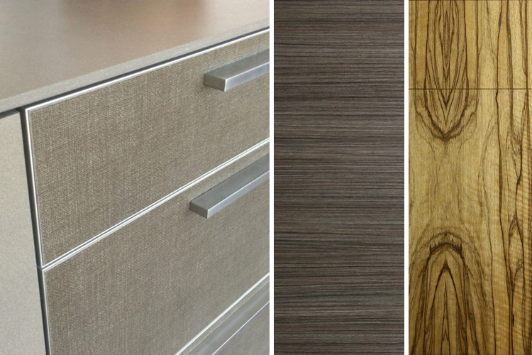 Bentwood Gray oak with ceramic drawer fronts